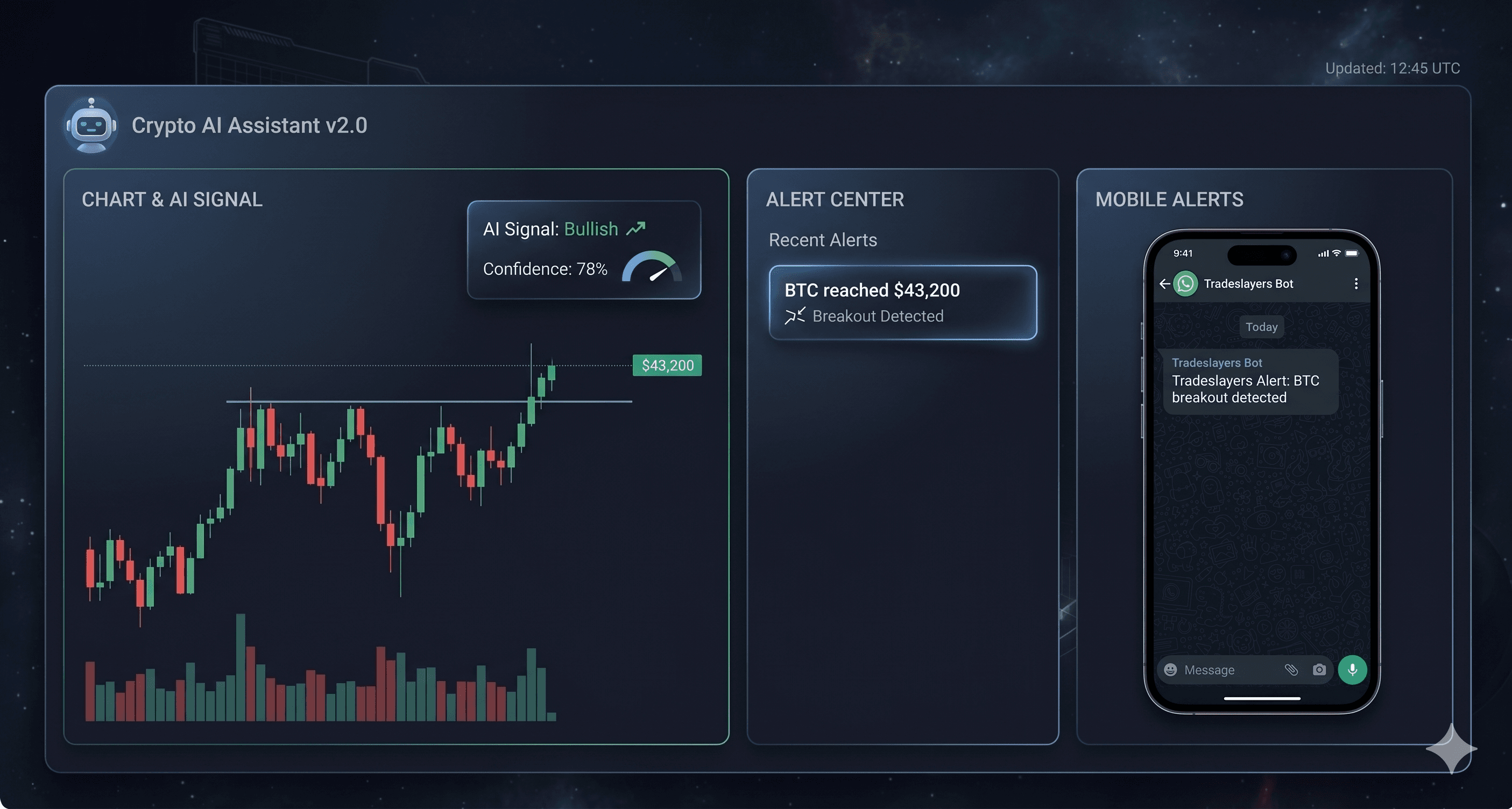AI Trading Tools Interface